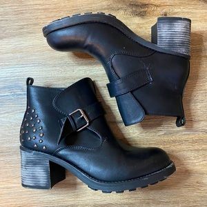 Black Heeled Booties